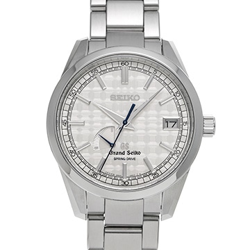 グランドセイコー スプリングドライブ パワーリザーブ 9Rキャリバー10周年 SBGA111 シルバー メンズ 時計 【中古】【wristwatch】