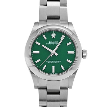 ロレックス オイスターパーペチュアル 31 277200 グリーン ユニセックス 時計 【中古】【wristwatch】