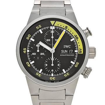 IWC アクアタイマー クロノグラフ IW371903 ブラック メンズ 時計 【中古】【wristwatch】