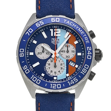 タグ ホイヤー フォーミュラ1 クォーツ クロノグラフ ガルフ CAZ101N.FC8243 ブルー メンズ 時計 【中古】【wristwatch】