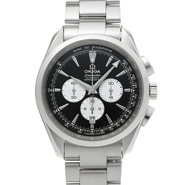 オメガ シーマスター アクアテラ クロノグラフ 2008 北京オリンピック 221.10.42.40.01.001 ブラック/シルバー メンズ 時計 【中古】【wristwatch】