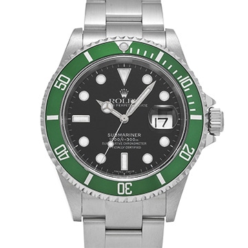 ロレックス サブマリーナ デイト 16610LV ブラック メンズ 時計 【中古】【wristwatch】