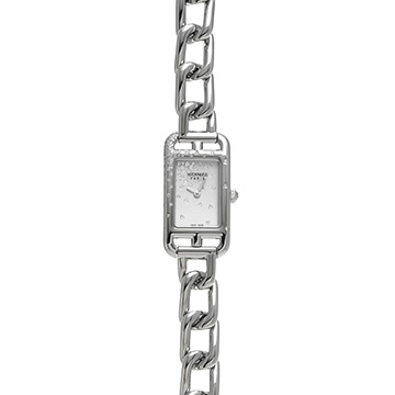 エルメス ナンタケット ミニ ジュテ・ドゥ・ディアマン NA2.131.221 シルバー/ダイヤモンド レディース 時計 【中古】【wristwatch】