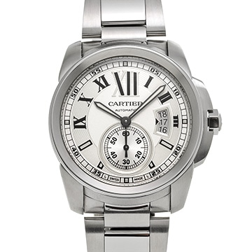 カルティエ カリブル ドゥ カルティエ W7100015 シルバー メンズ 時計 【中古】【wristwatch】