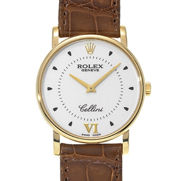 ロレックス チェリーニ 5115/8 ホワイト メンズ 時計 【中古】【wristwatch】