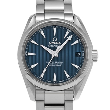 オメガ シーマスター アクアテラ マスターコーアクシャル 231.10.39.21.03.002 ブルー メンズ 時計 【中古】【wristwatch】