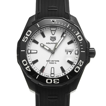 タグ ホイヤー アクアレーサー クォーツ ナイトダイバー WAY108A.FT6141 ブラック メンズ 時計 【中古】【wristwatch】