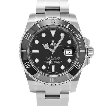 ロレックス サブマリーナ デイト 116610LN ブラック メンズ 時計 【中古】【wristwatch】