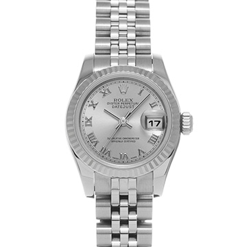 ロレックス デイトジャスト 179174 グレー レディース 時計 【中古】【wristwatch】