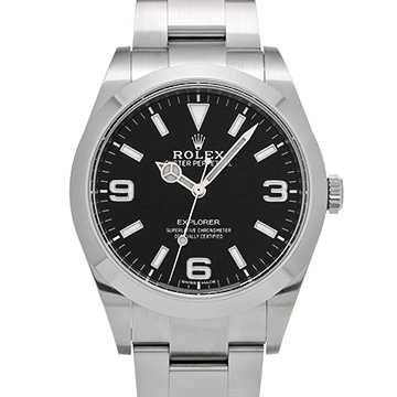 ロレックス エクスプローラー 214270 ブラック メンズ 時計 【中古】【wristwatch】