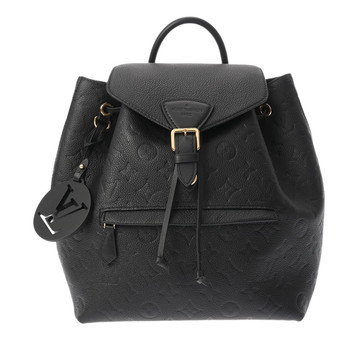 ルイ ヴィトン モノグラムアンプラント モンスリ PM ノワール M45205 レザー レディース バッグ 【中古】【bag】