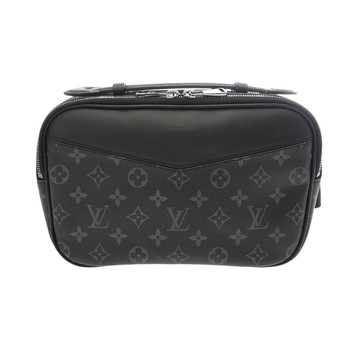 ルイ ヴィトン モノグラムエクリプス バムバッグ ブラック M42906 モノグラムキャンバス メンズ バッグ 【中古】【bag】