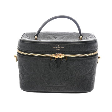 ルイ ヴィトン モノグラムアンプラント バニティPM ブラック/ゴールド金具 M45598 レザー レディース バッグ 【中古】【bag】