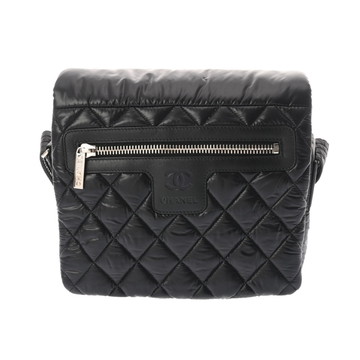 シャネル コココクーン スモールメッセンジャーバッグ コココクーン ブラック A48616 ナイロン レディース バッグ 【中古】【bag】