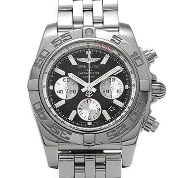 ブライトリング クロノマット 44 AB011012/B967 ブラック/シルバー メンズ 時計 【中古】【wristwatch】