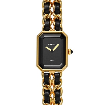 シャネル プルミエール S H0001 ブラック レディース 時計 【中古】【wristwatch】