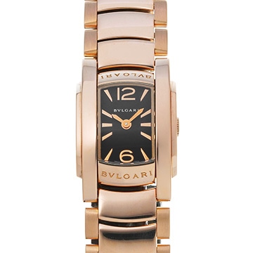 ブルガリ アショーマ AAP26G ブラック レディース 時計 【中古】【wristwatch】