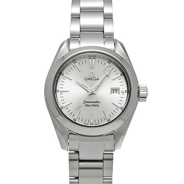 オメガ シーマスター アクアテラ クォーツ 2577.30 シルバー レディース 時計 【中古】【wristwatch】