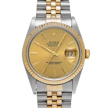 ロレックス デイトジャスト 16233 シャンパン メンズ 時計 【中古】【wristwatch】