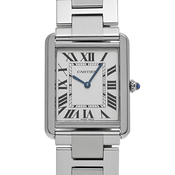 カルティエ タンク ソロ LM W5200014 シルバー ユニセックス 時計 【中古】【wristwatch】