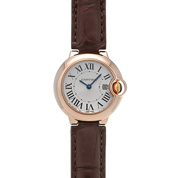 カルティエ バロンブルー ドゥ カルティエ W6900256 シルバー メンズ 時計 【中古】【wristwatch】