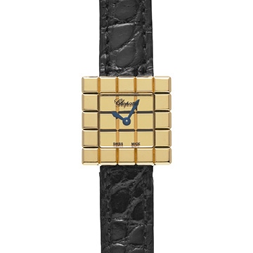 ショパール アイスキューブ 127432-0001 イエローゴールド レディース 時計 【中古】【wristwatch】