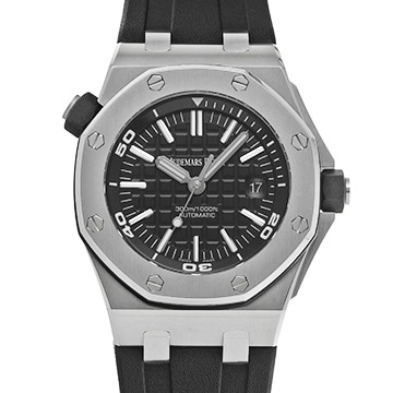 オーデマ ピゲ ロイヤルオーク オフショア ダイバー 15710ST.OO.A002CA.01 ブラック メンズ 時計 【中古】【wristwatch】