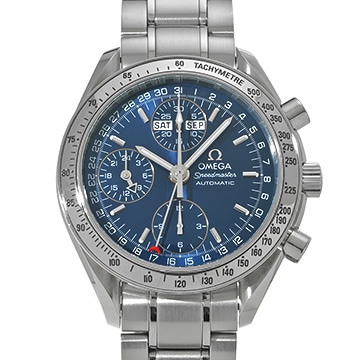 オメガ スピードマスター トリプルカレンダー 3523.80 ブルー メンズ 時計 【中古】【wristwatch】