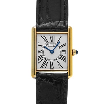 カルティエ マストタンク LM ヴェルメイユ 590005 シルバー ユニセックス 時計 【中古】【wristwatch】