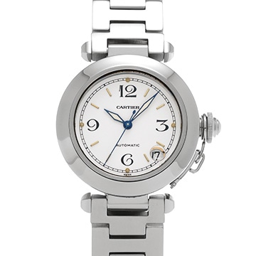 カルティエ パシャC W31015M7 ホワイト ユニセックス 時計 【中古】【wristwatch】