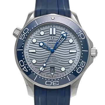 オメガ シーマスター ダイバー300 コーアクシャル マスタークロノメーター 210.32.42.20.06.001 グレー メンズ 時計 【中古】【wristwatch】