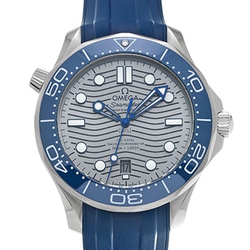 オメガ シーマスター ダイバー300 コーアクシャル マスタークロノメーター 210.32.42.20.06.001 グレー メンズ 時計 【中古】【wristwatch】