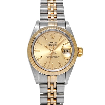 ロレックス デイトジャスト 69173 シャンパン レディース 時計 【中古】【wristwatch】