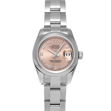 ロレックス デイトジャスト 179160 ピンク レディース 時計 【中古】【wristwatch】