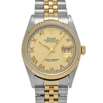 ロレックス デイトジャスト 16233 シャンパン メンズ 時計 【中古】【wristwatch】