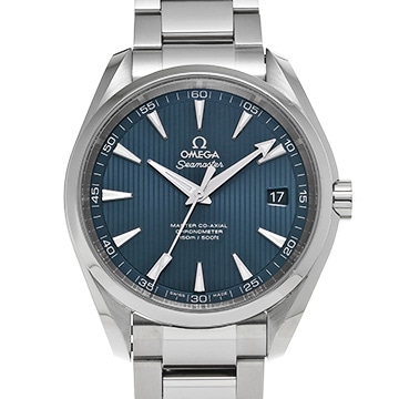 オメガ シーマスター アクアテラ マスターコーアクシャル 231.10.42.21.03.003 ブルー メンズ 時計 【中古】【wristwatch】