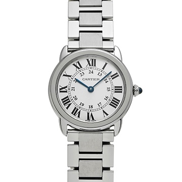 カルティエ ロンドソロ ドゥ カルティエ SM W6701004 シルバー レディース 時計 【中古】【wristwatch】