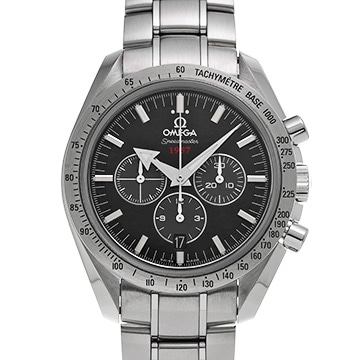 オメガ スピードマスター ブロードアロー 1957 コーアクシャル 321.10.42.50.01.001 ブラック メンズ 時計 【中古】【wristwatch】