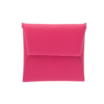 エルメス バスティア ローズポップ シェーブル ユニセックス 財布 【中古】【purse】