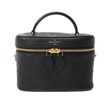 ルイ ヴィトン モノグラムアンプラント バニティPM ブラック M45598 レザー レディース バッグ 【中古】【bag】