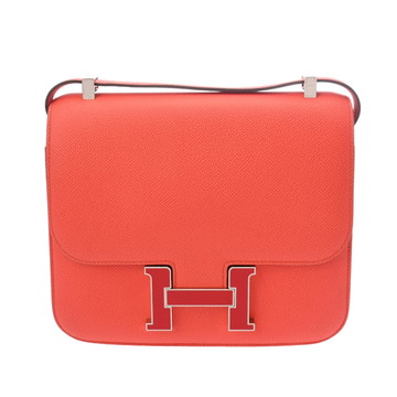 エルメス コンスタンス3 24 ローズテキサス ヴォーエプソン レディース バッグ 【中古】【bag】