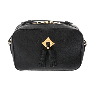 ルイ ヴィトン モノグラムアンプラント サントンジュ ノワール M44593 レザー レディース バッグ 【中古】【bag】