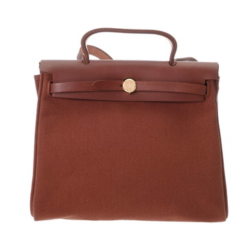 エルメス エールバッグ PM ハバナ トワルアッシュ/ヴァッシュハンター レディース バッグ 【中古】【bag】