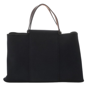 エルメス カバック エラン PM ブラック トワルオフィシエ/レザー レディース バッグ 【中古】【bag】