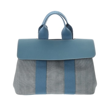 エルメス ヴァルパライソ PM ブルージーン トワルシェブロン/ヴォーグミ レディース バッグ 【中古】【bag】
