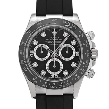 ロレックス コスモグラフ デイトナ 116519LNG ブラック/ダイヤモンド メンズ 時計 【中古】【wristwatch】