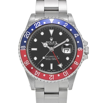 ロレックス GMTマスターII 16710 ブラック メンズ 時計 【中古】【wristwatch】