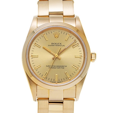 ロレックス オイスターパーペチュアル 14208 ホワイト メンズ 時計 【中古】【wristwatch】