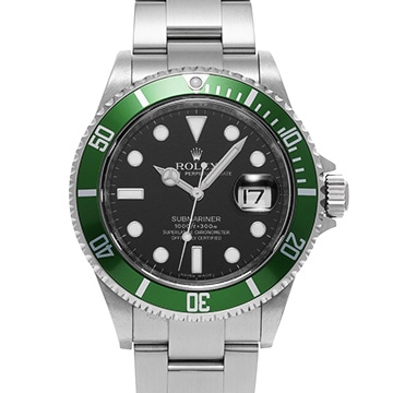 ロレックス サブマリーナ デイト 16610LV ブラック メンズ 時計 【中古】【wristwatch】