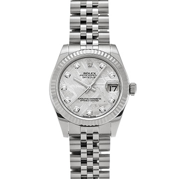 ロレックス デイトジャスト 178274G メテオライト/ダイヤモンド ユニセックス 時計 【中古】【wristwatch】
